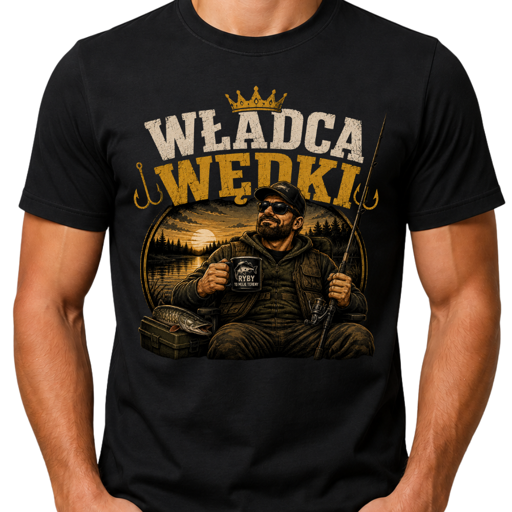 Koszulka męska „Władca wędki”